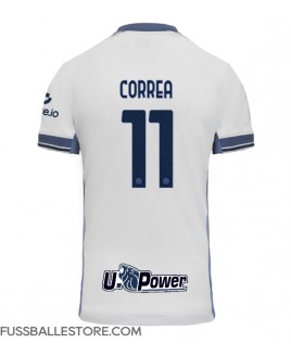 Günstige Inter Milan Joaquin Correa #11 Auswärtstrikot 2024-25 Kurzarm